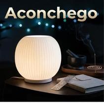 Nova Luminária Abajur De Mesa Lampada Led Quarto Moderna