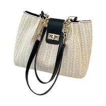 Nova moda mori bolsa feminina retro tecido sacola simples grande capacidade bolsa de ombro feminina