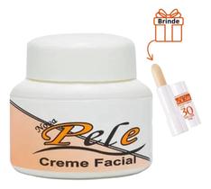 Nova Pele Clareador Facial + Protetor Labial 30 FPS