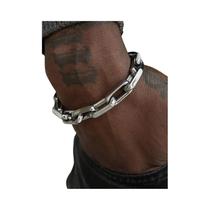 Nova pulseira cubana masculina corrente robusta estilo hip hop pulseira hipster corrente cruzada
