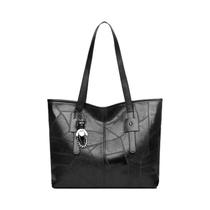 Nova sacola feminina moderna de grande capacidade com zíper quadrado horizontal bolsa de ombro único