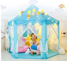Nova -Tenda portátil para crianças hobby principes e princesas Castelo 140x135CM - Play House - H&Q