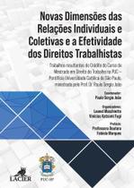 Novas Dimensões das Relações Individuais e Coletivas e a Efetividade dos Direitos Trabalhistas : Trabalhos resultantes do Crédito do Curso de Me