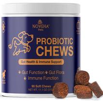 NOVEHA Probiotic Chews para cães 90 Soft Chews Gut Support