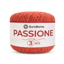 Novelo euroroma passione 03 cor 750 laranja unidade