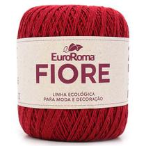 Novelo Fiore 8 4 - 150g 500m Cor Vermelho - Euroroma