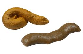 Novelty Fake Poop Toys, pacote com 2 unidades, floats on water Gag Gift