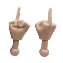Novelty Toys Toynk Tiny Hands Middle Finger 11,4 cm bege