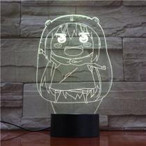 Novidade 3D Night Light Creative Umaru-Chan Himouto! USB