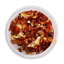 Novidade foil folhas de ouro 3 tons decoração unhas - rose Novidade foil folhas de ouro 3 tons decoração unhas - rose