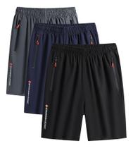 Novidade! Kit Com 3 Bermudas Plussize Seda Fria Premium