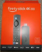 Novo Amazon Fire TV Stick 4K Max (2ª geração) 16GB Quad-core 2.0GHz suporte Wi-Fi 6E,