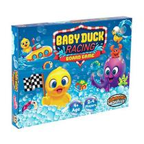 Novo! Baby Duck Racing Jogo de Tabuleiro! Ajude os Duckies a economizar tempo de banho! Crianças de 4 anos ou mais aprendem novas habilidades através de brincadeiras práticas - Perfeito para a noite de jogos em família