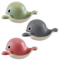 Novo banho de bebê natação piscina brinquedo bonito windup banho brinquedos 3pc