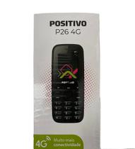 Novo Celulares Positivo P26 4G Câmera Traseira Rádio FM Dual SIM - 41 51 - preto