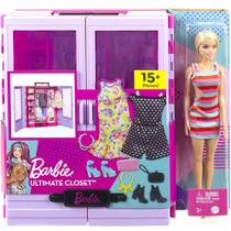 Barbie Roupas e Acessórios Blusa Rosa Saia Tie-Dye - Mattel