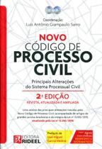 Novo Código de Processo Civil Principais Alterações do Sistema Processual Civil