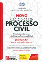 Novo Código de Processo Civil Principais Alterações do Sistema Processual Civil - Rideel