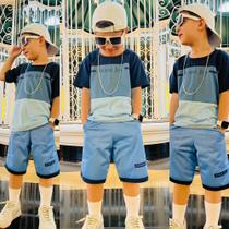 Novo conjunto infantil Kvani Joy juvenil verão para meninos de 2 ao 12 anos