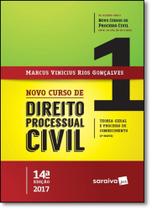 Novo Curso de Direito Processual Civil: Teoria Geral e Processo do Conhecimento - Vol.1 - SARAIVA (JURIDICOS) - GRUPO SOMOS SETS