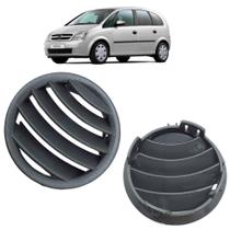 Novo Difusor Tela Grafite Saída Ar Condicionado Superior E Lateral Meriva Cd 2003 Á 2012