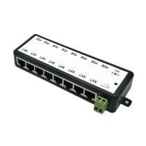 Novo divisor POE Injetor POE de 8 portas para cctv rede POE Camera Power Over Ethernet IEEE802.3af