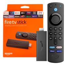 Novo Fire Stick FULL HD 3 Geração Controle de Voz e botoes Atalhos c/ volume e Alexa modelo 2023