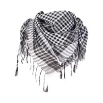 Novo grande lenço árabe shemagh com borla traje cabeça pescoço cachecol bandana keffiyeh para homens