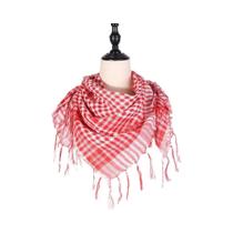 Novo grande lenço árabe shemagh com borla traje cabeça pescoço cachecol bandana keffiyeh para homens
