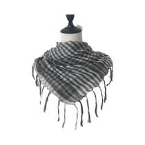 Novo grande lenço árabe shemagh com borla traje cabeça pescoço cachecol bandana keffiyeh para homens