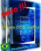 NOVO Hinario Cifrado CCB Violão nº 5 - Tonalidade Original SIMPLIFICADO -Versão 4- MAIS VENDIDO !!!