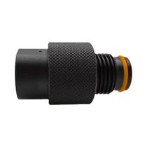 Novo HPA Regulador de Tanque de Ar Válvula Saver On/Off Adaptador ASA G1/2-14 Rosca Preto Novo HPA Regulador de Tanque de Ar Válvula Saver On/Off Adaptador ASA G1/2-14 Rosca Preto