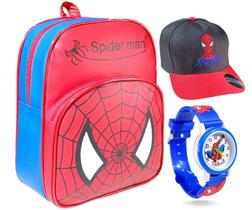 Novo kit spider man edição especial infantil masculino