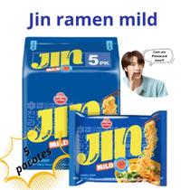 Novo lamen jin mild pacote 5x c/photocard Novo lamen jin mild pacote 5x c/photocard