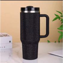 Novo modelo de garrafa copo Térmico 1200ML Brilho strass Gliter Lindas cores novas Modelo lançamento