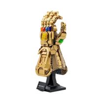 Novo Modelo de Luva Amarela MOC, Ornamento para Casa, Blocos de Construção, Presente de Férias
