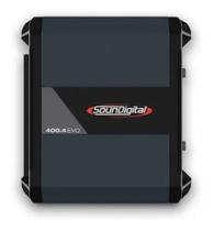 Novo Modulo Amplificador Soundigital Sd400.4 4.0 Brigde 4 Oh