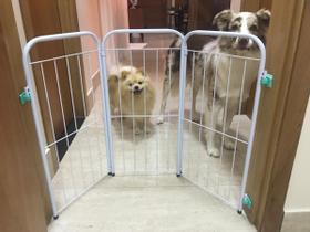 Novo! Portão Cercado Versátil Delimitador Dobrável Para Cães