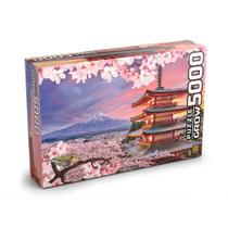 Novo Quebra Cabeça Puzzle Monte Fuji 5000 Peças Grow 03464 Novo Quebra Cabeça Puzzle Monte Fuji 5000 Peças Grow 03464