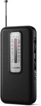 Novo Rádio Walkman Portátil de Bolso Analógico AM/FM Philips R1506 a Pilhas AAA
