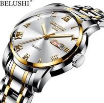 Novo Relógio Masculino Belushi Luxo Aço Inoxidável