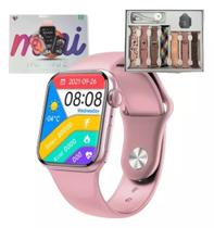 Novo Relógio Original T900 mini Smart Watch Series 9 + 3 pulseiras