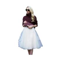 Novo rosa de cintura alta gaze saias inchadas fio macio moda tutu saia curta vestido feminino Novo rosa de cintura alta gaze saias inchadas fio macio moda tutu saia curta vestido feminino