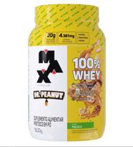 Novo Sabor Paçoca 100% Whey Protein 900g - Max Titanium Dr Peanut