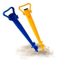 Novo Saca Areia Furador Suporte Guarda Sol Praia Verão Camping com a Familia Mor Novo Saca Areia Furador Suporte Guarda Sol Praia Verão Camping com a Familia Mor