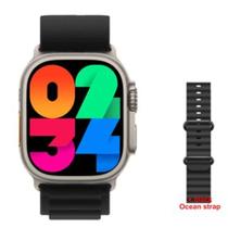 Novo! Smartwatch Hw9 Ultra Max Serie 9 Tela Amoled 49 mm + 2 Pulseiras