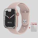 Novo SmartWatch Iwo W27 Pro Série 7 Combo Pulseira Milanese, Pulseira Nylon e Película Protetora compativel B