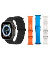 Novo Smartwatch Ultra Com 03 Pulseiras 45mm Pratico para o dia a dia Ideal Masculino e Feminino - fgteck