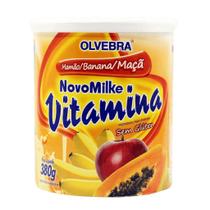 Novomilke Vitamina Mamão, Bananan e Maça 380g - Soymilke