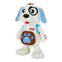 Novos brinquedos educativos interativos para cães de dança de música elétrica para crianças
